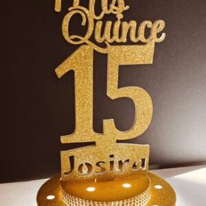 LED Centerpiece Cake Topper for Quince